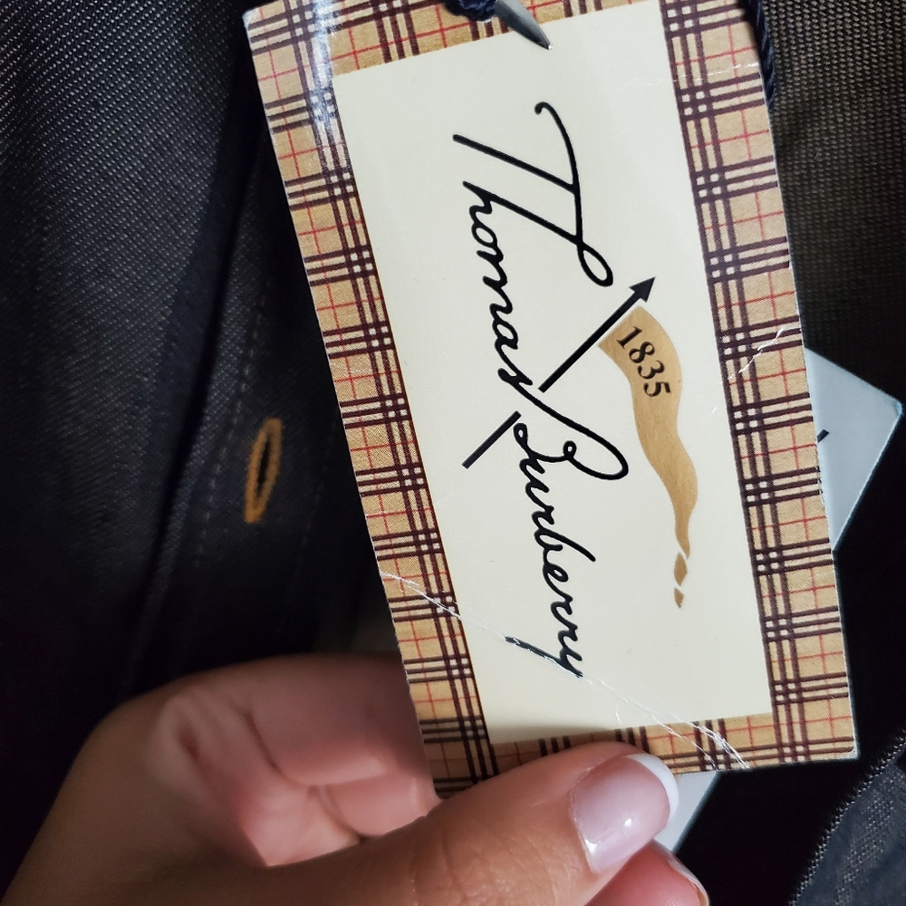 Thomas Burberry Button Down Shirt - Picture 8 of 8
